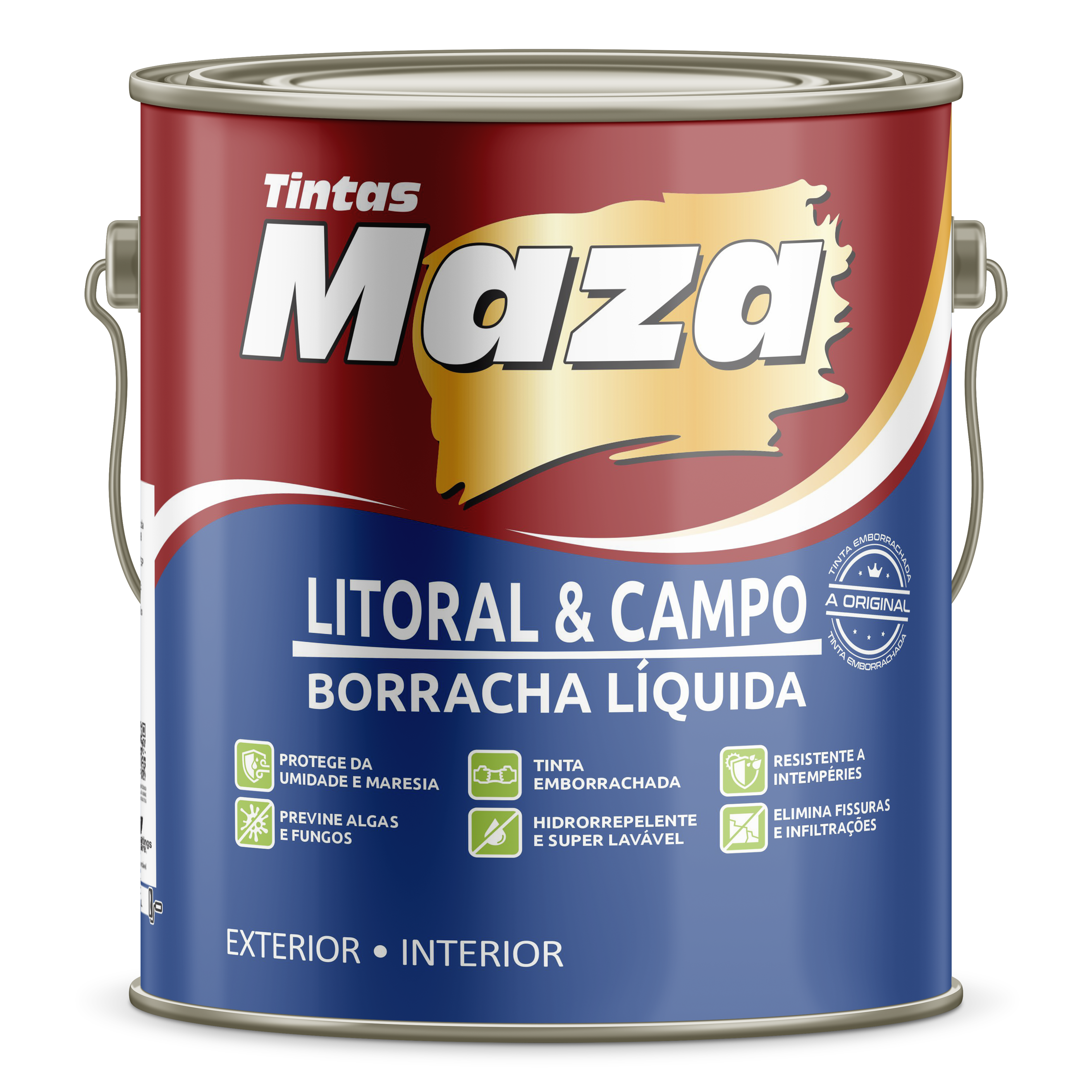 Acrílico Litoral e Campo - Borracha Líquida
